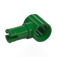 Lego Technic Pin Connector Hub with 1 Pin with Friction Ridges Lengthwise [Centered Friction Ridge] / Green