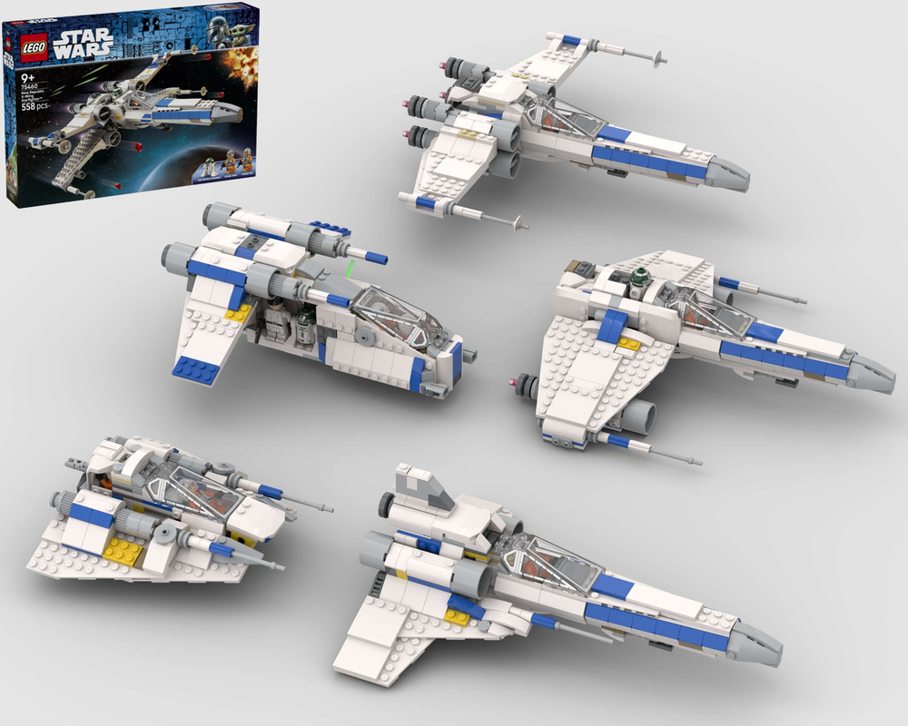 Lego 5-in-1 Alternate Builds Bundle - 75460 New Republic X Wing