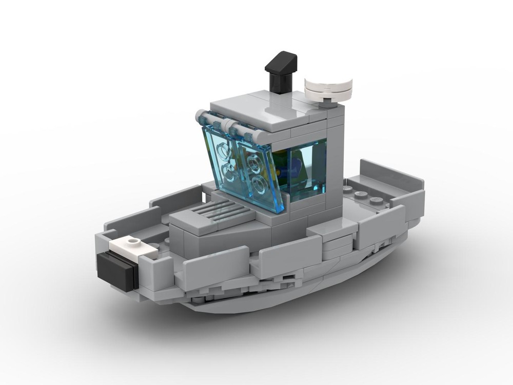 Lego The Boomin' Beaver Barrier Boat MOC