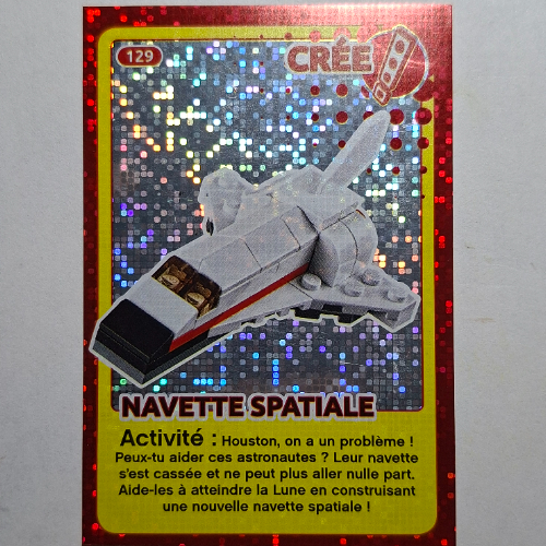 Lego Trading Card for Set TRADINGCARD-12, #129 Print (Foil)