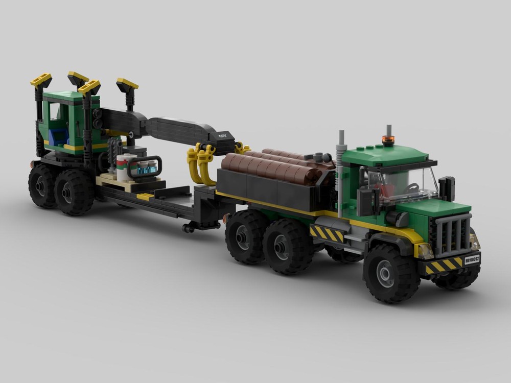 Lego Heavy Haul Logging Truck & Loader