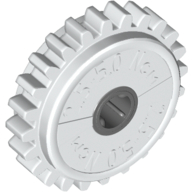 Lego Technic Gear 24 Tooth Clutch with Dark Gray or Light Gray Center / White