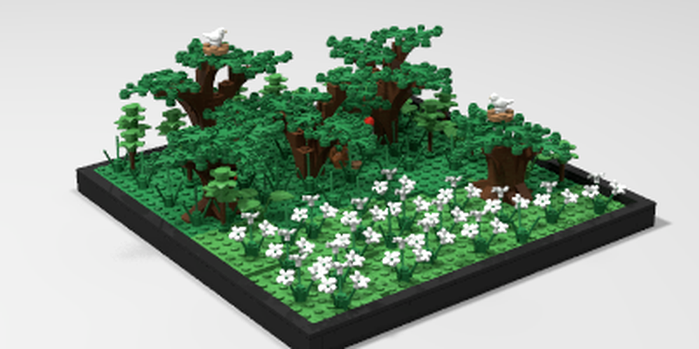 Lego Forest diorama