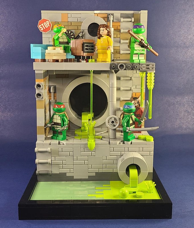 Lego TMNT Sewer Diorama MOC - Part 2 - Teenage Mutant Ninja Turtles