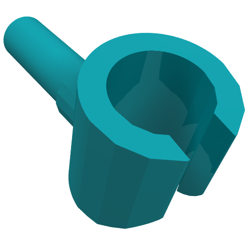 Lego Minifig Hand / Dark Turquoise