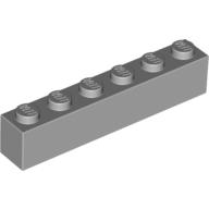 Lego Brick 1 x 6 / Light Bluish Gray