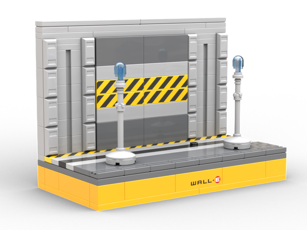 Lego BURN-E Axiom Diorama (WALL-E)