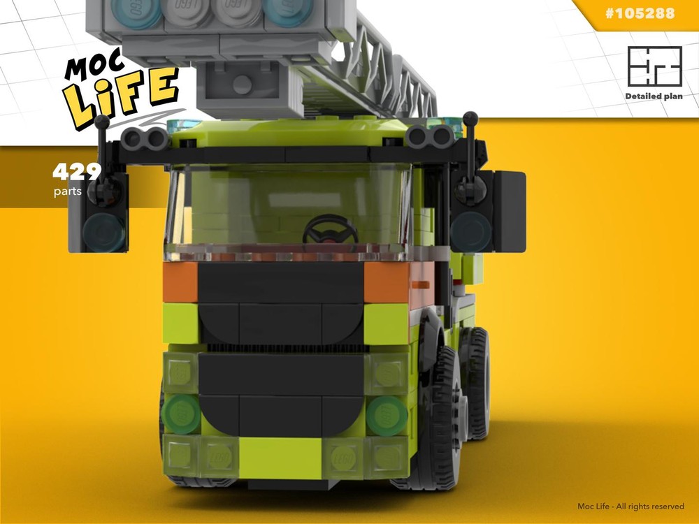 Lego Man Switzerland ladder sanitat feuerwehr