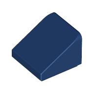 Lego Brick Sloped 30° 1 x 1 x 2/3 (Cheese Slope) / Dark Blue