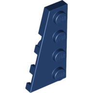 Lego Wedge Plate 4 x 2 Left / Dark Blue