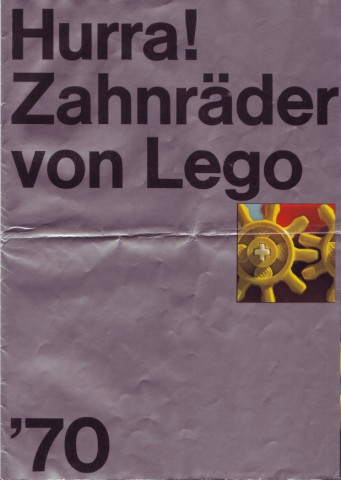 Lego 1970 Medium German - Hurra! Zahnräder von Lego