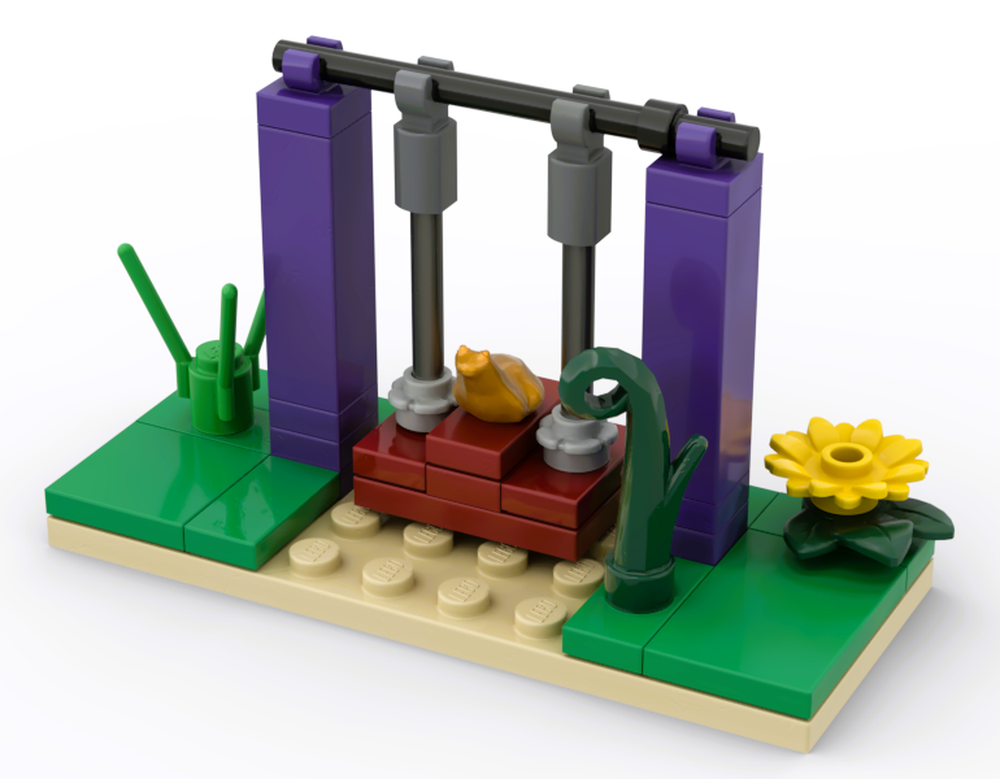 Lego Frog Swing