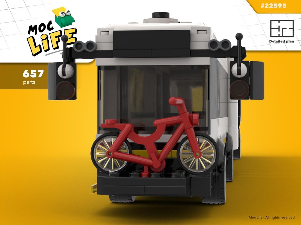 Lego Articulated bus transit