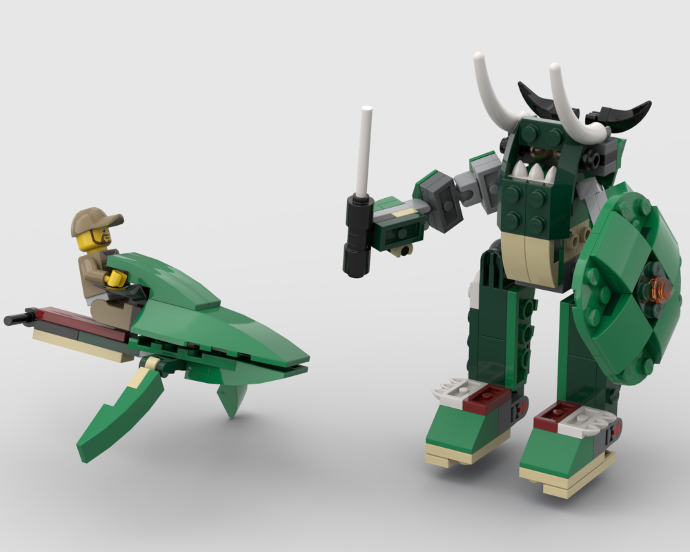 Lego Orkish Robot (Creator 31058)