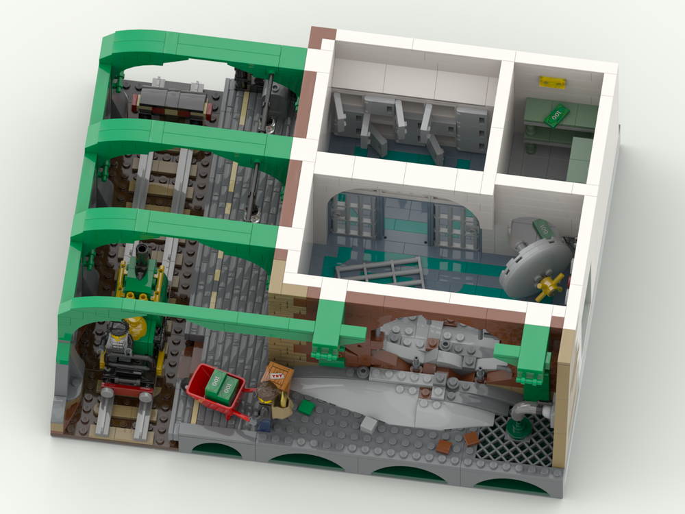 Lego Brick Bank - The subway heist