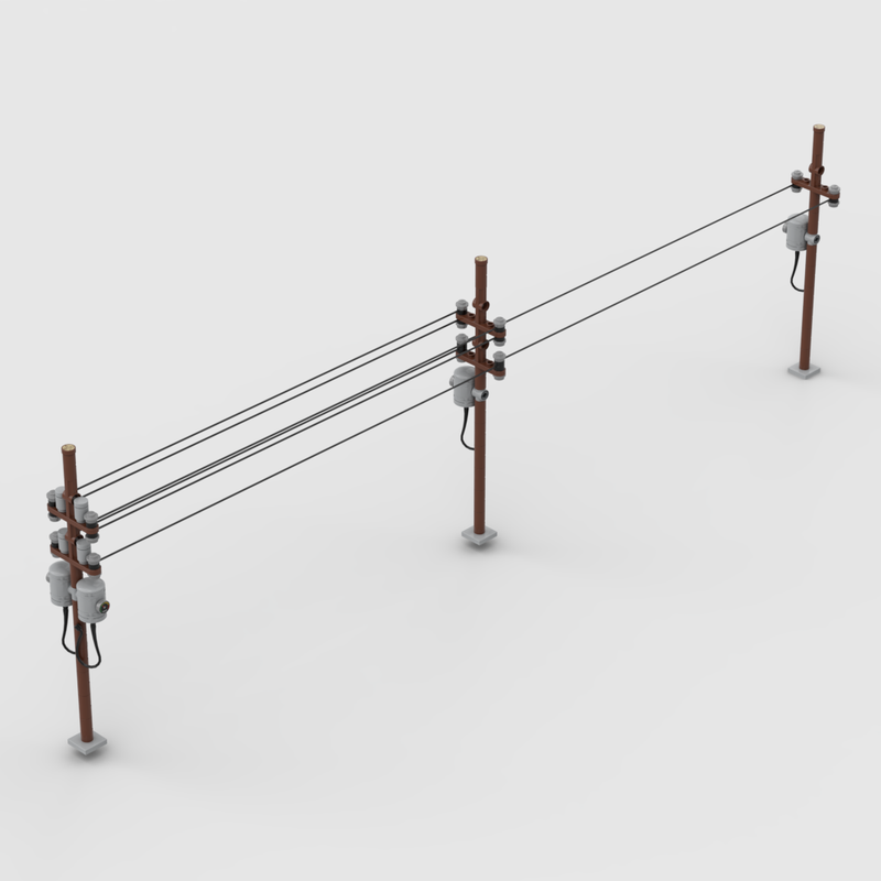 Lego Utility Poles/Electrical Poles