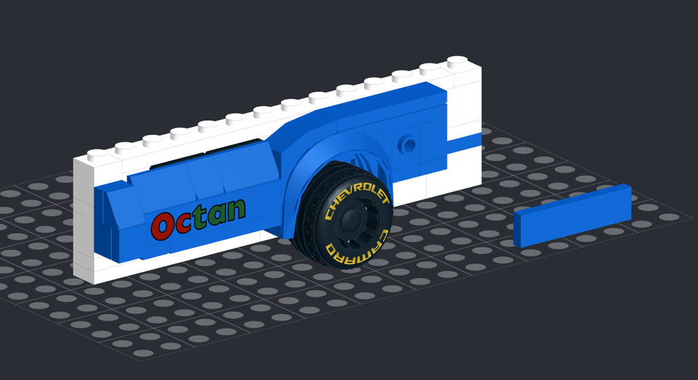 Lego race car wall art
