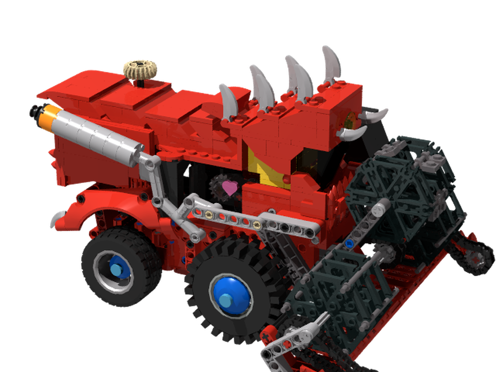 Lego Combine from Car eats car