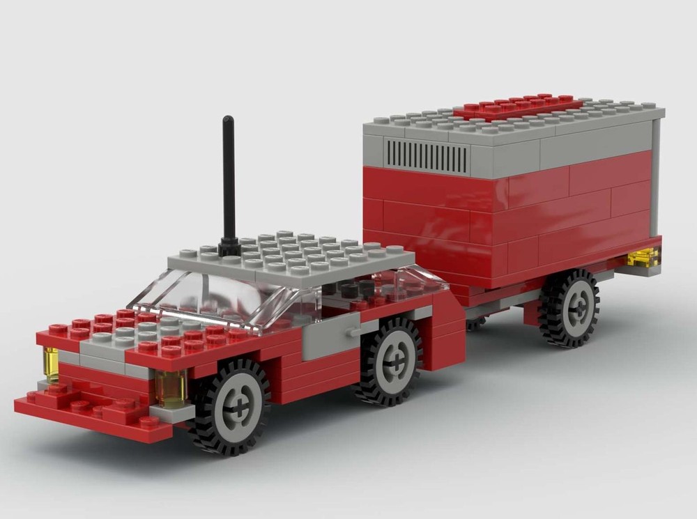 Lego 722 trailer car