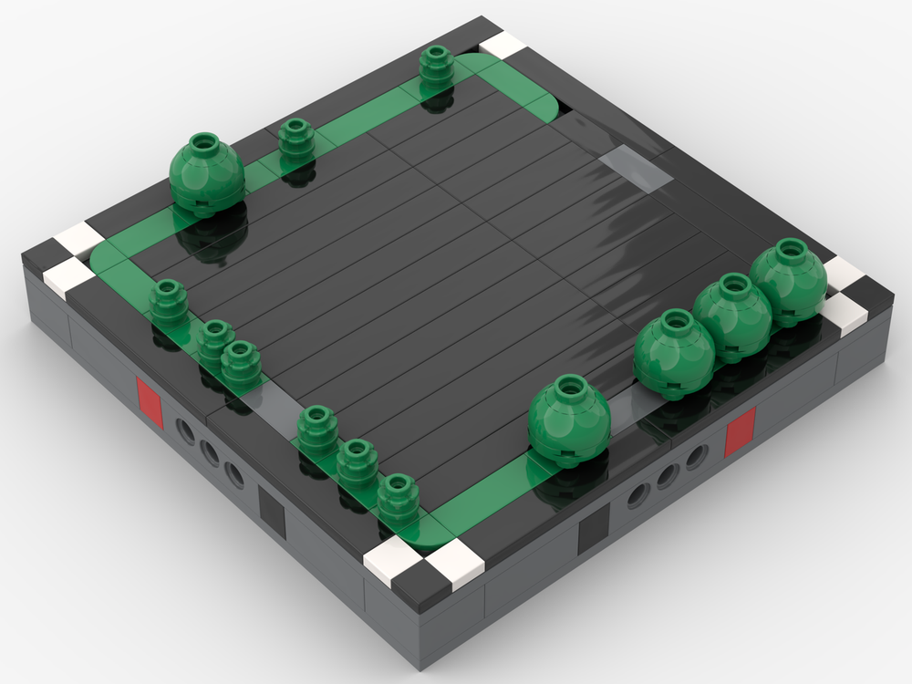 Lego Parking Lot at Rusk and Chartres