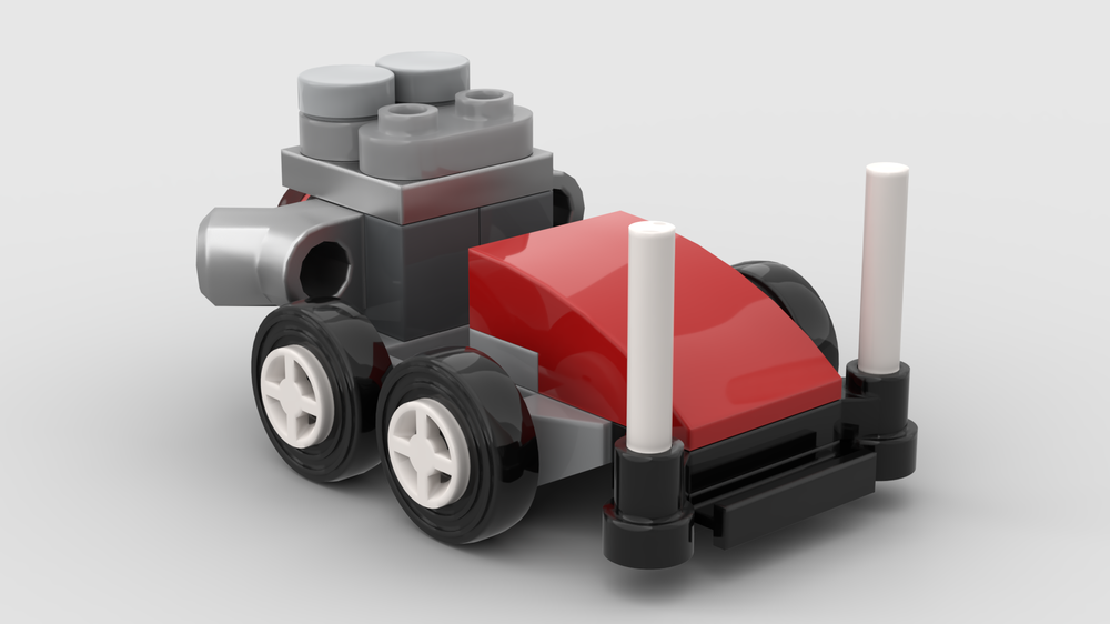 Lego mini track car