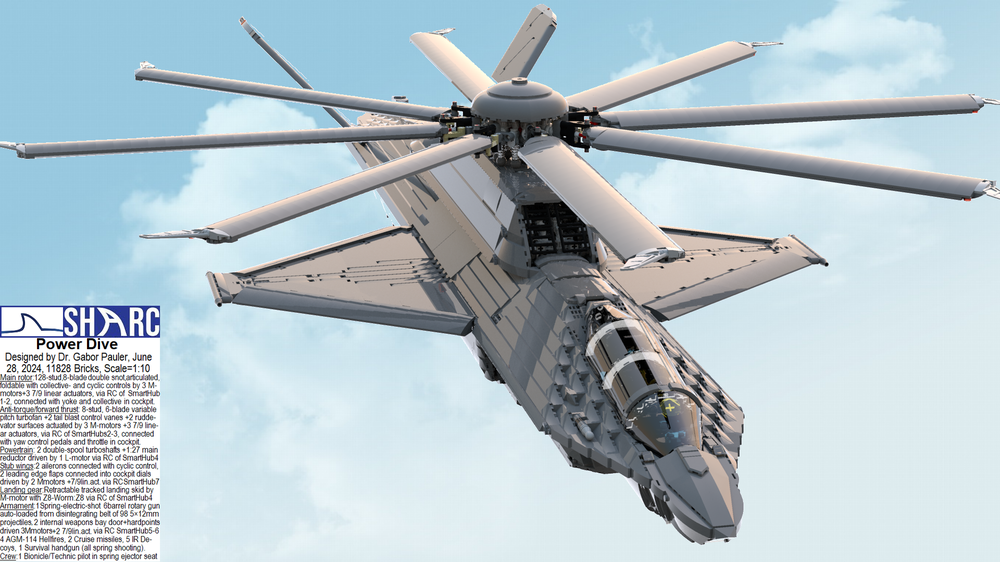 Lego Stealth Helicopter Attack/Recon Compound (SHARC)