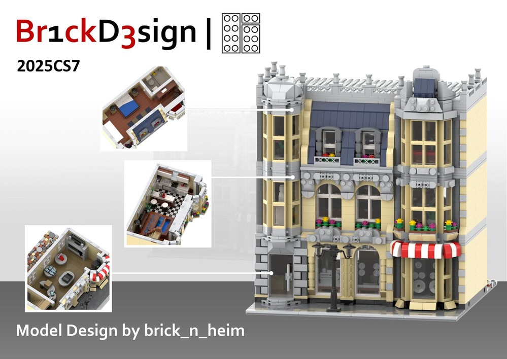 Lego HiFi Shop & Residential House