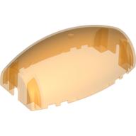 Lego Windscreen 10 x 6 x 3 Bubble Canopy Double Tapered / Trans-Orange
