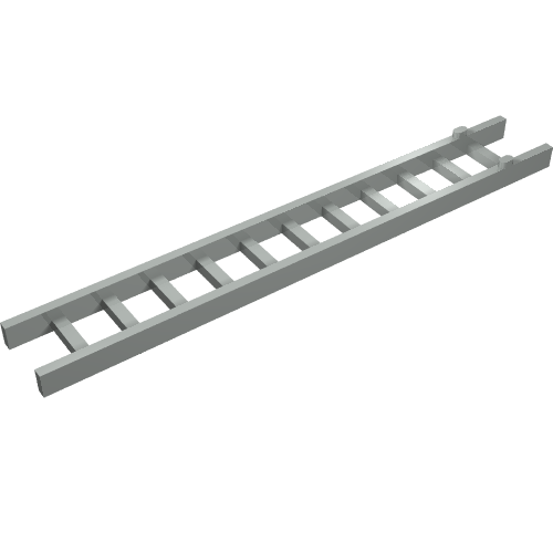 Lego Ladder Two Piece, Top Section / Light Gray