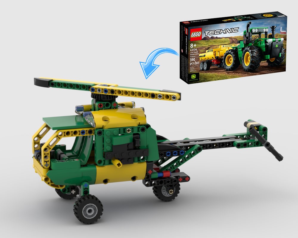 Lego Helicopter 42136 Alternative