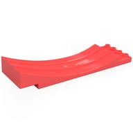 Lego Duplo Ramp Curved / Coral