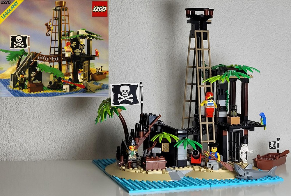 Lego 6270 Forbidden Island rebuilt from 21322