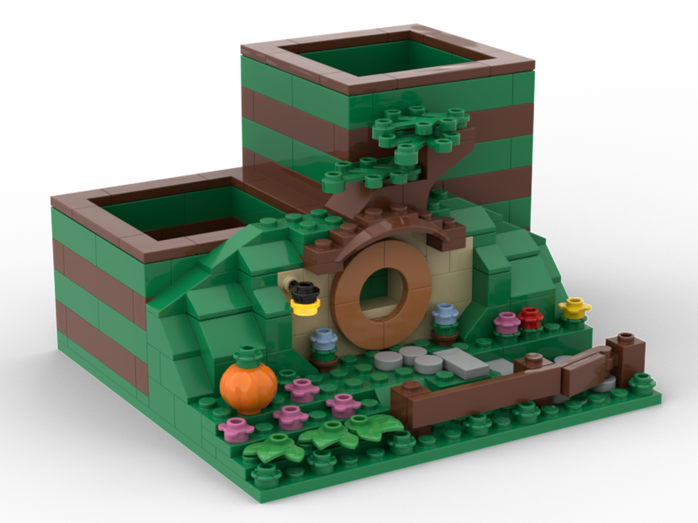 Lego Pencil Holder - LOTR Square