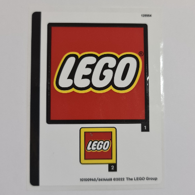 Lego Sticker Sheet for Set 910009-1 / [No Color/Any Color]