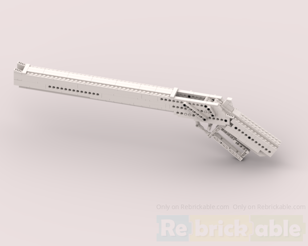 Lego Lever Action RUbberband gun