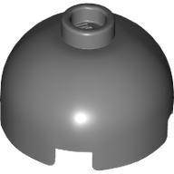 Lego Brick Round 2 x 2 Dome Top, Vented Stud / Dark Bluish Gray