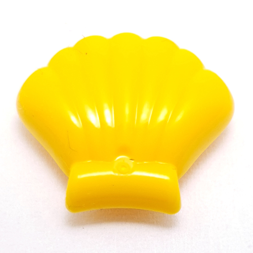 Lego Animal, Sea Life Set, Clam Shell Large / Bright Light Orange