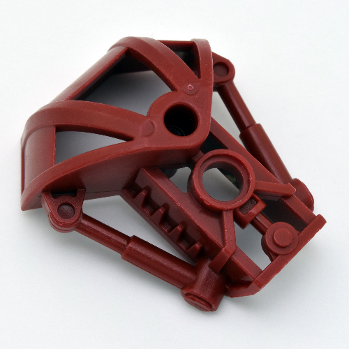Lego Large Figure Shoulder Cover, Armor (Toa Metru) / Dark Red