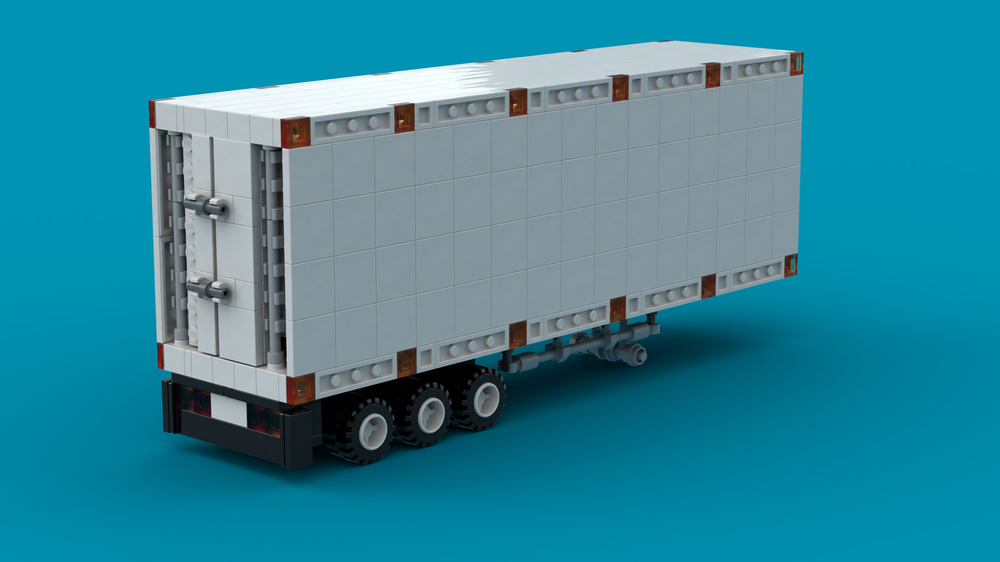 Lego snot built box trailer