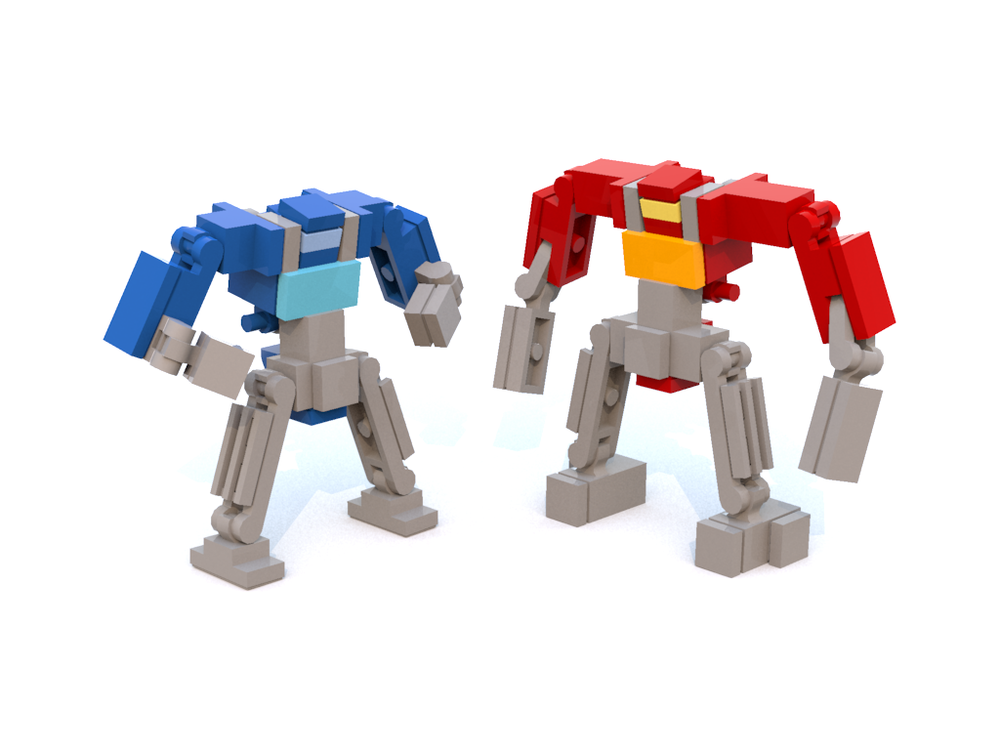 Lego Alpha and Bravo Mini Mechs (Soon to be available on MOCHUB)