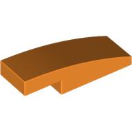 Lego Brick Curved 3 x 1 x 2/3 / Orange