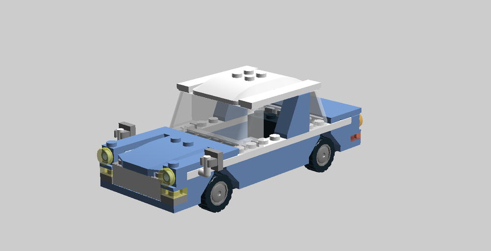 Lego Flying Ford Angilica