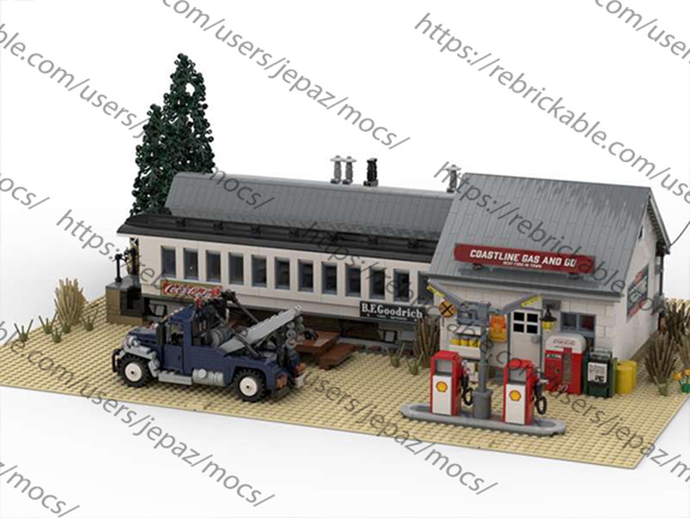 Lego Train Diner