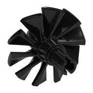 Lego Jet Engine Fan with 10 Blades and Technic Pin / Black