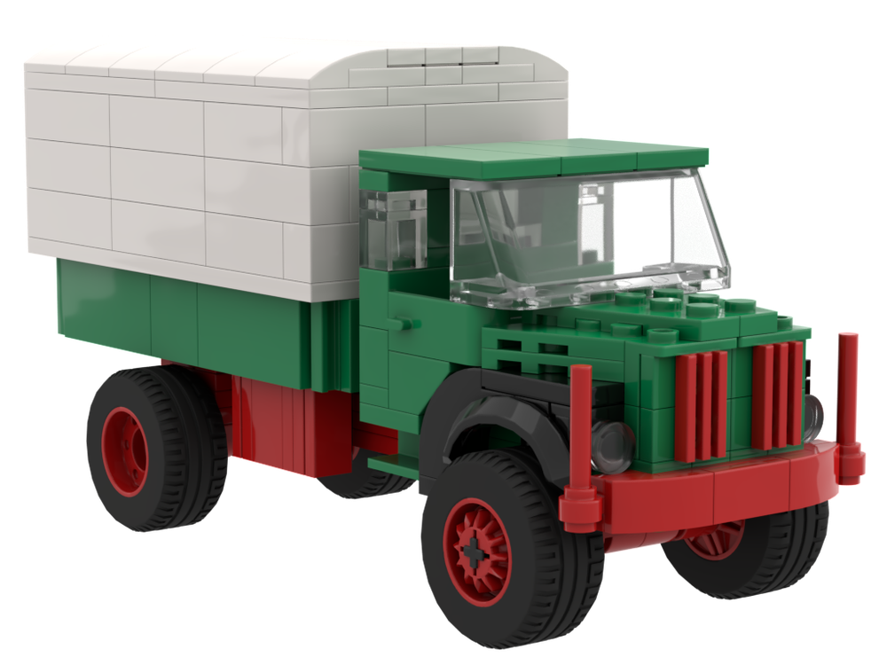 Lego Scania Vabis Light Truck playable