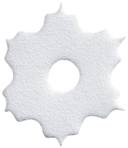 Lego Foam Part for Set 3148 - Scala Snowflake with Hole / White