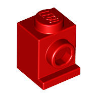 Lego Brick Special 1 x 1 with Headlight / Red