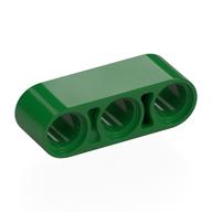 Lego Technic Beam 1 x 3 Thick / Green