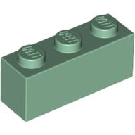 Lego Brick 1 x 3 / Sand Green