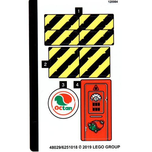 Lego Sticker Sheet for Set 70823-1